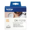 Brother DK-11219 balti apvalūs etikečių ritinėliai