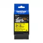 Juosta spausdintuvui Brother HSe-661E juoda ant geltonos 31 mm x 1,5 m