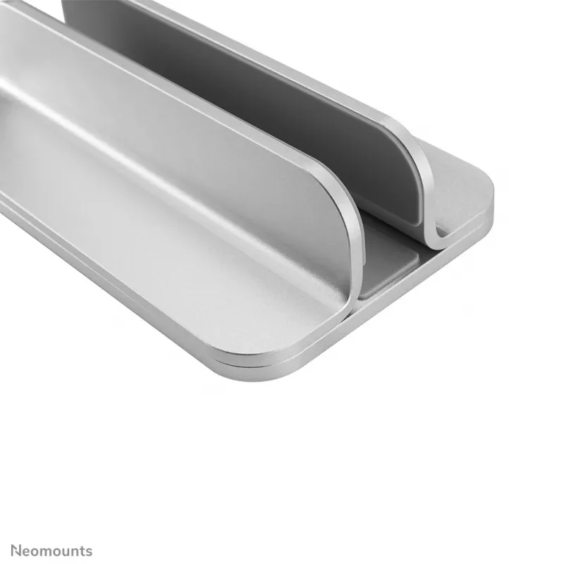 Neomounts NSLS300SILVER vertikalus stovas nešiojamam kompiuteriui 11–17 colių, aliuminis, sidabrinis