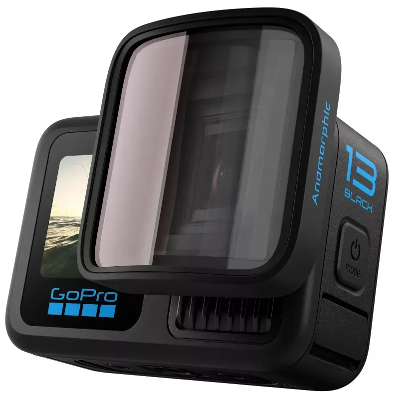 GoPro HERO13 Anamorphic Lens Mod juodas