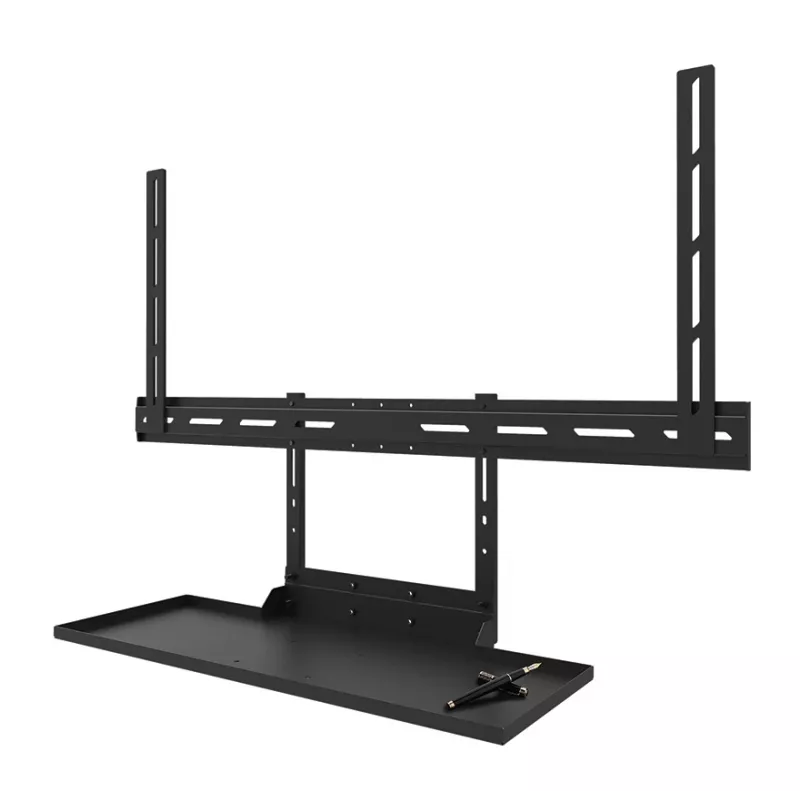 Lentynos komplektas klaviatūrai Neomounts AV40-500BL, 43–110 colių ekranams, VESA iki 600x400, max apkrova 2,5 kg, 900×279×640 mm