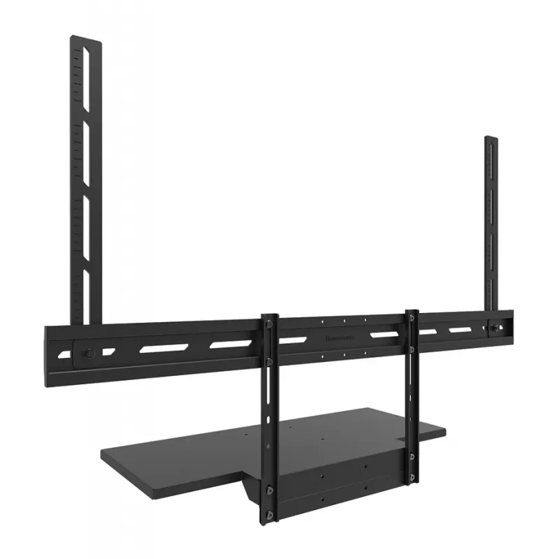 Lentynos komplektas klaviatūrai Neomounts AV40-500BL, 43–110 colių ekranams, VESA iki 600x400, max apkrova 2,5 kg, 900×279×640 mm
