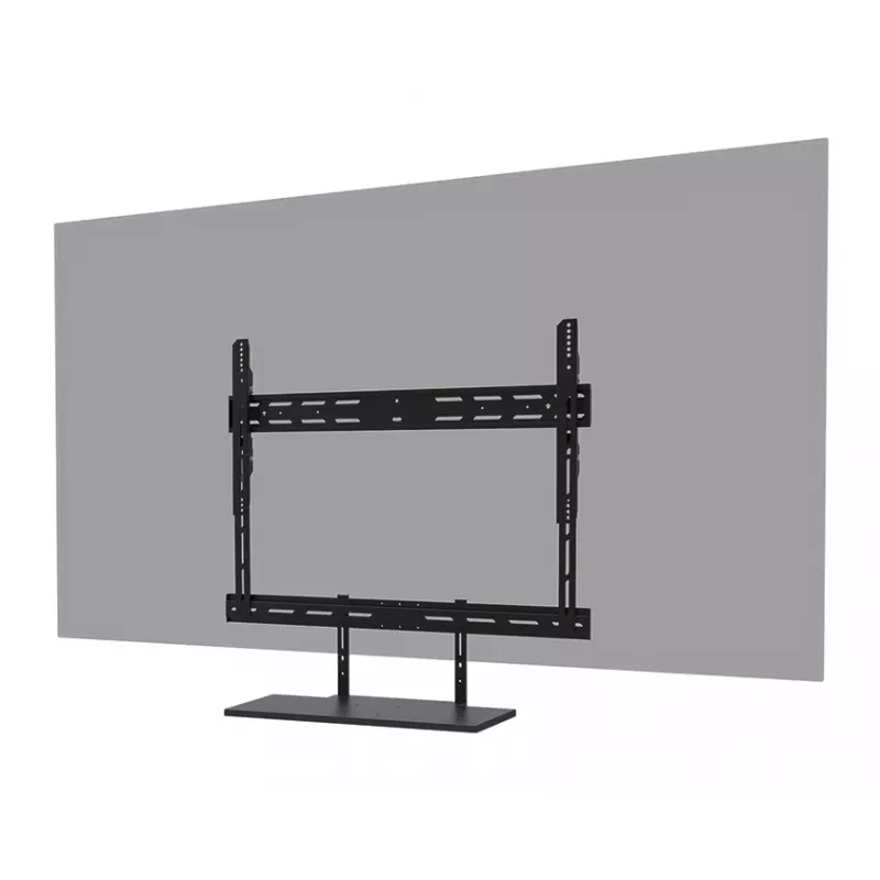 Lentynos komplektas klaviatūrai Neomounts AV40-500BL, 43–110 colių ekranams, VESA iki 600x400, max apkrova 2,5 kg, 900×279×640 mm
