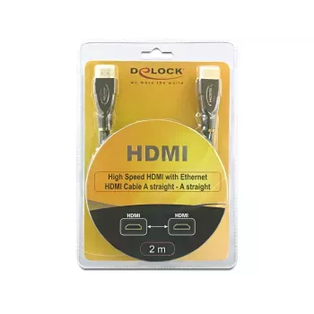 HDMI kabelis DeLOCK 2 m AM/AM juodas