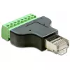 Adapteris RJ45 į gnybtų bloką DeLOCK 65389