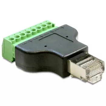 Adapteris RJ45 į gnybtų bloką DeLOCK 65389