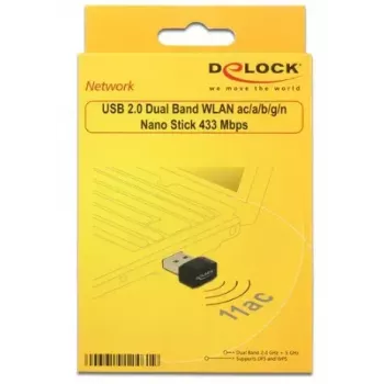 Tinklo adapteris DeLOCK 12461 WLAN 433 Mbit/s