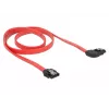 SATA kabelis DeLOCK 83970 0,7 m SATA 7 kontaktų Juoda Raudona