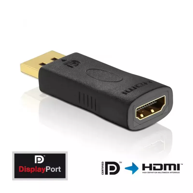 Innovation IT PI150 adapteris DisplayPort į HDMI – DP į HDMI, paauksuoti kontaktai, juodas