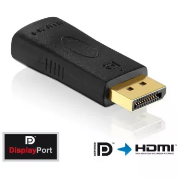 Innovation IT PI150 adapteris DisplayPort į HDMI – DP į HDMI, paauksuoti kontaktai, juodas