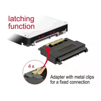 Adapteris SATA 22 kontaktų keitiklis DeLOCK 63945