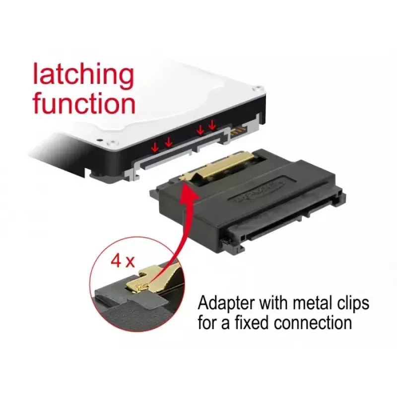 Adapteris SATA 22 kontaktų keitiklis DeLOCK 63945