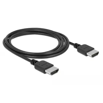 HDMI kabelis DeLOCK 85217 2 m, A tipo kištukas – A tipo kištukas, juodas