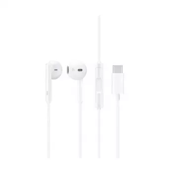 Ausinės Huawei 55030088 laidinės, USB Type-C, intraaurinės, baltos