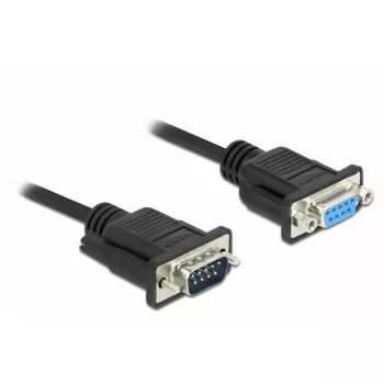 RS-232 kabelis DeLOCK 86601 juodas 1m Sub-D9