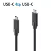 PureLink IS2511-015 iSeries Premium USB-C – USB-C kabelis, USB 3.1 Gen 2, 10 Gbps, DP Alt Mode, 1,5 m, juodas