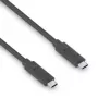 PureLink IS2511-015 iSeries Premium USB-C – USB-C kabelis, USB 3.1 Gen 2, 10 Gbps, DP Alt Mode, 1,5 m, juodas