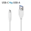 USB kabelis PureLink IS2610-010 USB 3.2 Gen2 1m USB-C / USB-A baltas