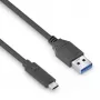 USB kabelis PureLink IS2611-010 USB 3.2 Gen 2 1 m USB-C į USB-A juodas