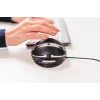 BakkerElkhuizen Oyster Wired pelė, ambidekstrinė, vertikalaus dizaino, lazerinė, USB-A, 1200 DPI, juoda, sidabrinė