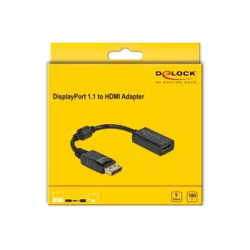 Adapteris DisplayPort 1.1 kištukas į HDMI lizdą DeLOCK 61011