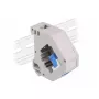 Keystone modulis DELOCK 87164 — SC į SC adapteris, spalvos: mėlyna/pilka/balta, 60,1×59,4×21,6 mm