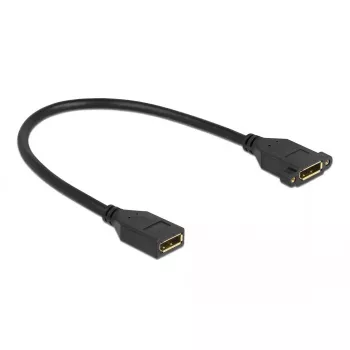 DisplayPort kabelis moteriškas į moterišką, montuojamas į skydelį DeLOCK 87099