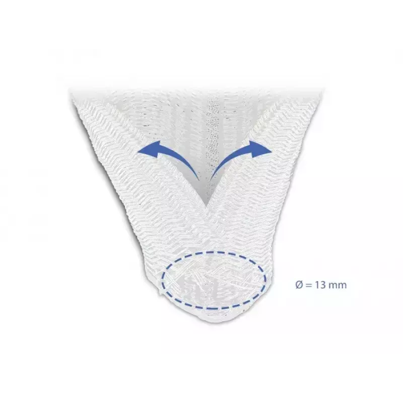 Pintinė įvorė DeLOCK 20808 5 m x 13 mm Balta