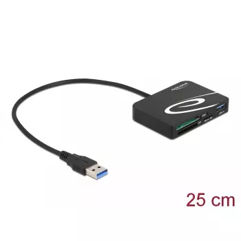 Card Reader DeLOCK 91756 Juodas MicroSD SD MMC USB 5 Mbit/s