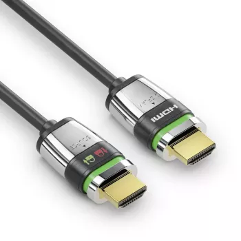 FiberX FX-I355-010 HDMI laidas 10 m HDMI Type A pilka sidabrinė