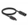Laidas DeLOCK DL4 Solar Cable 4 mm² vyriškas į moterišką 1 m juodas