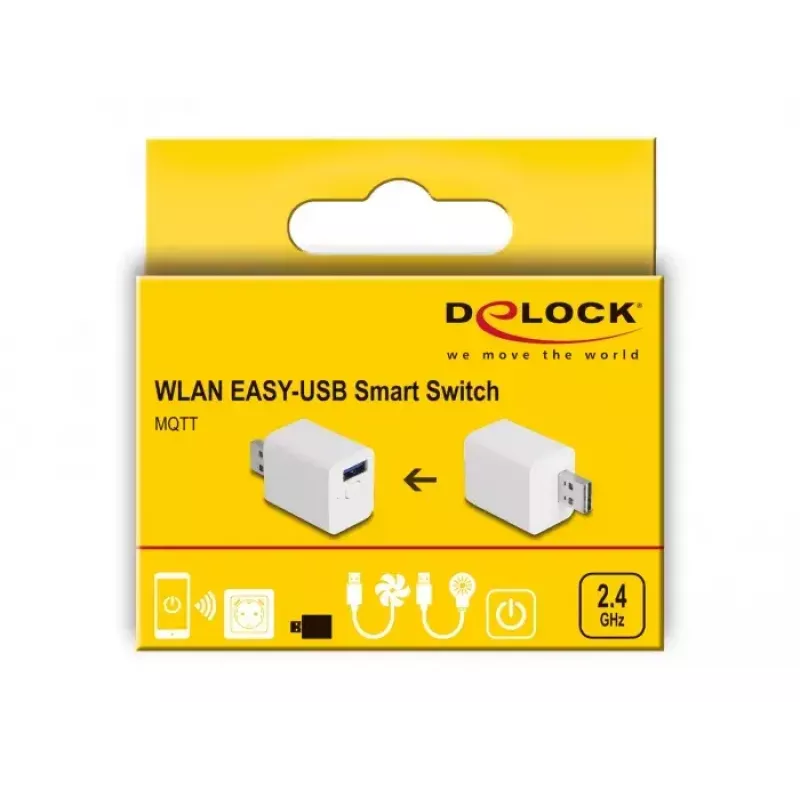 „Smart Plug“ DeLOCK 11828 vidinis Wi-Fi 2A baltas