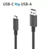 USB kabelis PureLink PI6100-020 2m USB 3.2 Gen 2 USB A USB C Juodas