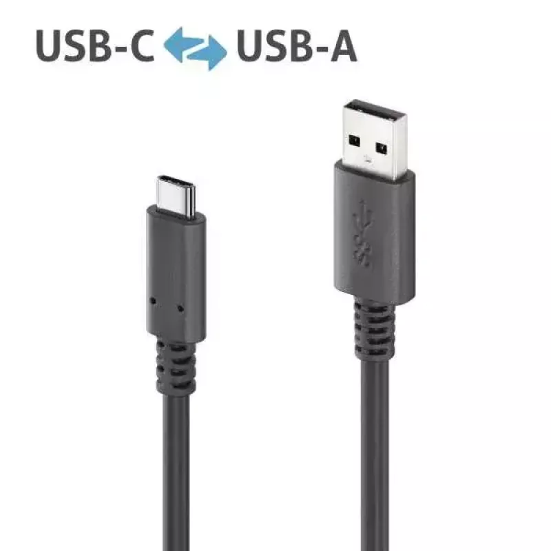 USB kabelis PureLink PI6100-020 2m USB 3.2 Gen 2 USB A USB C Juodas