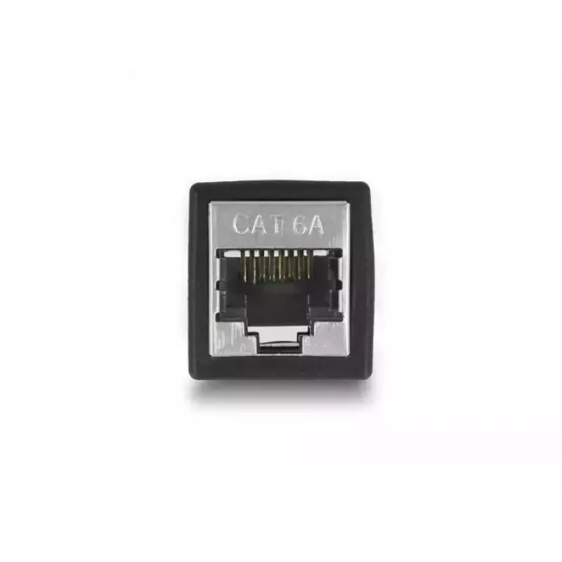 DeLOCK adapteris RJ45 lizdas į RJ45 lizdą Cat.6A juodas