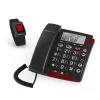 Laidinis analoginis telefonas amplicomms BigTel 50 Alarm Plus Caller ID tamsiai pilkas