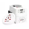Skross Pro Light USB AC30PD World – baltas kelioninis adapteris
