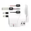 Skross Pro Light USB AC30PD World – baltas kelioninis adapteris