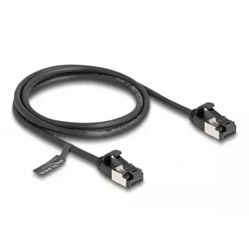 DeLOCK RJ45 kabelis kištukas–kištukas Cat.8.1 1m juodas