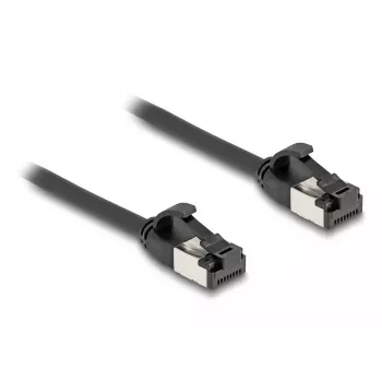 DeLOCK RJ45 kabelis kištukas–kištukas Cat.8.1 1m juodas