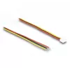 DeLOCK jungiamasis kabelis 3 kontaktų kamerų moduliams V8 10 cm juoda raudona geltona