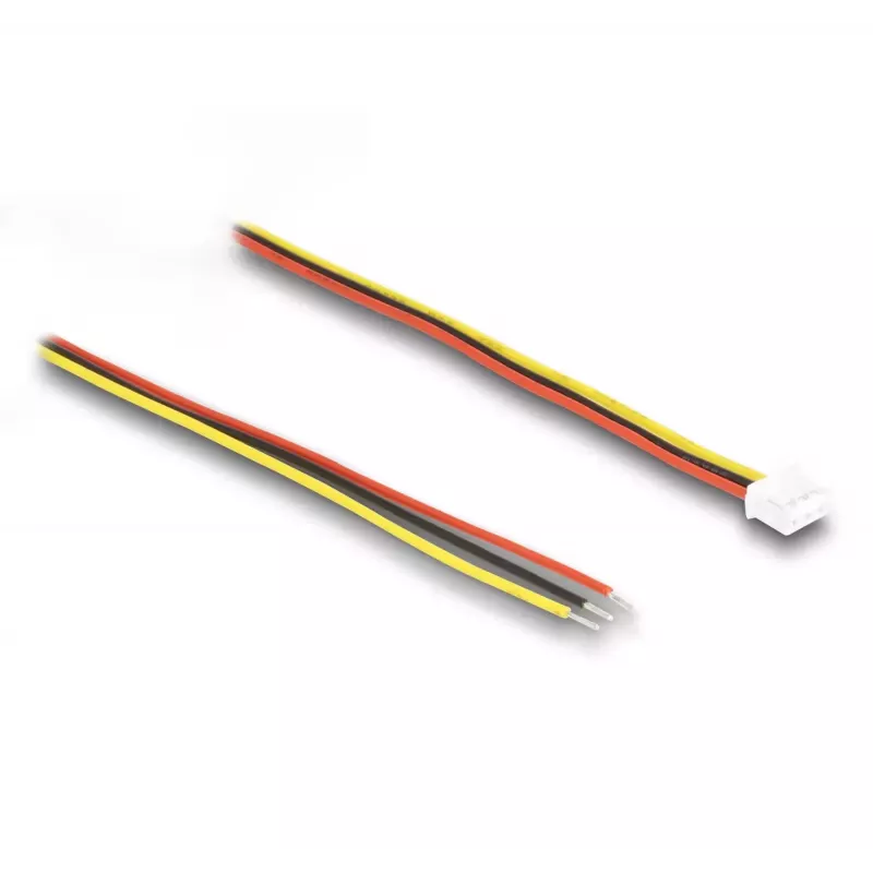 DeLOCK jungiamasis kabelis 3 kontaktų kamerų moduliams V8 10 cm juoda raudona geltona