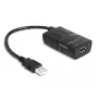 DeLOCK USB 2.0 izoliatorius Type-A kištukas į lizdą 5 kV galvaninė izoliacija