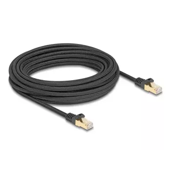 DeLOCK RJ45 tinklo kabelis Cat.6A S/FTP 10m Juodas
