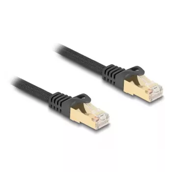 DeLOCK RJ45 tinklo kabelis Cat.6A S/FTP 10m Juodas