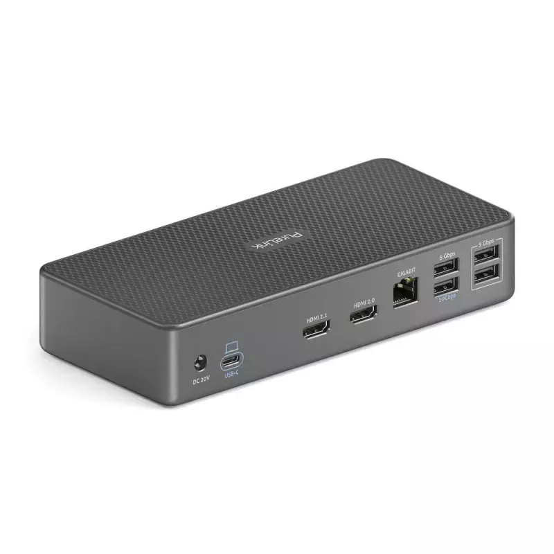 Dokavimo stotelė nešiojamam kompiuteriui PureLink VL-D200 pilka laidinė USB maitinimo tiekimas HDMI 2.0