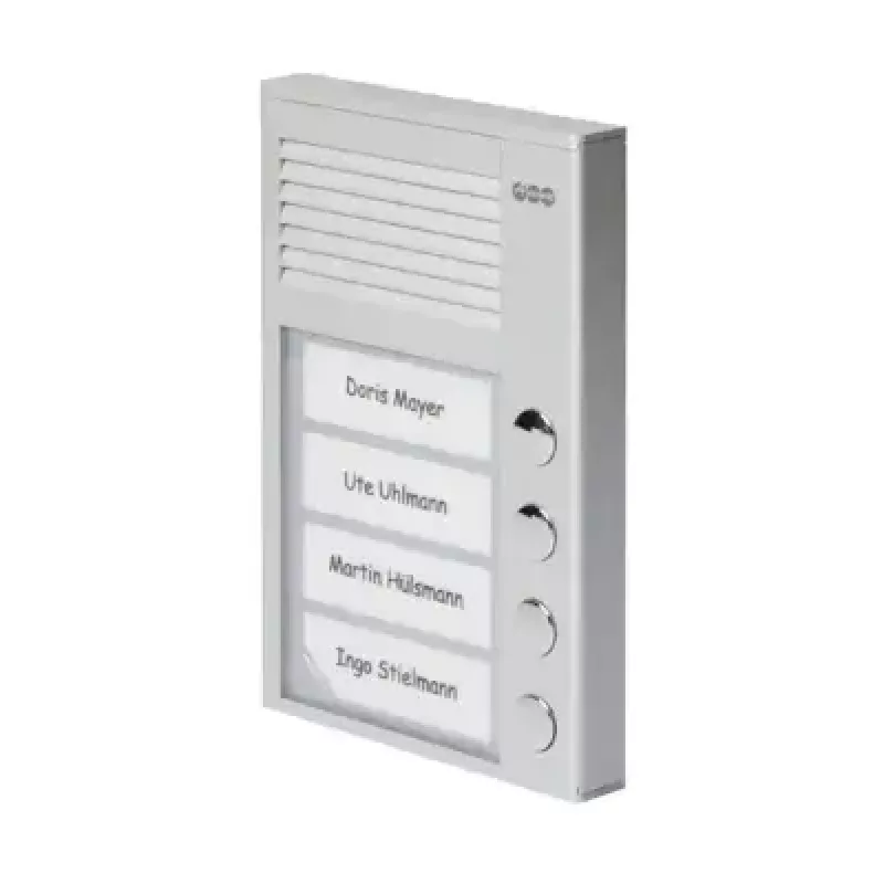 Auerswald TFS Dialog 214 Aliuminis Laidinis Vartų Domofonas IP22 Montuojamas Ant Sienos 104x16x153mm