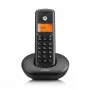 Belaidis DECT telefono ragelis MOTOROLA E201 su laisvų rankų funkcija, iki 50 registracijų