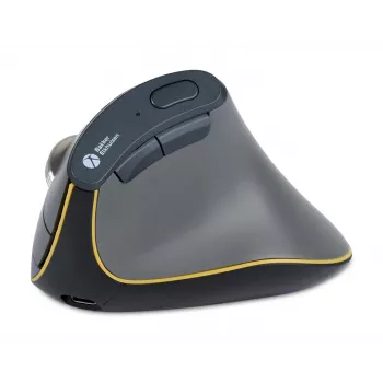 BakkerElkhuizen FastForward pelė, dešinei rankai, vertikalus dizainas, optinė, RF belaidė + Bluetooth + USB Type-C, 500 DPI, pilka