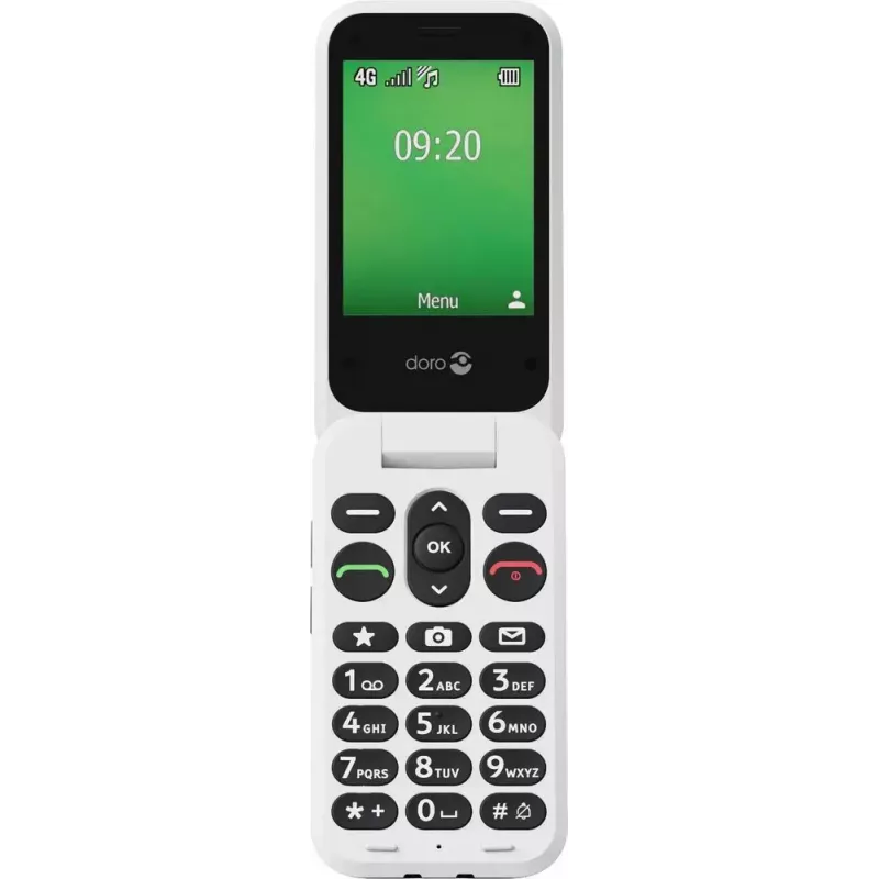 Doro Leva E22 2.8 colio 0,3 MP juoda balta